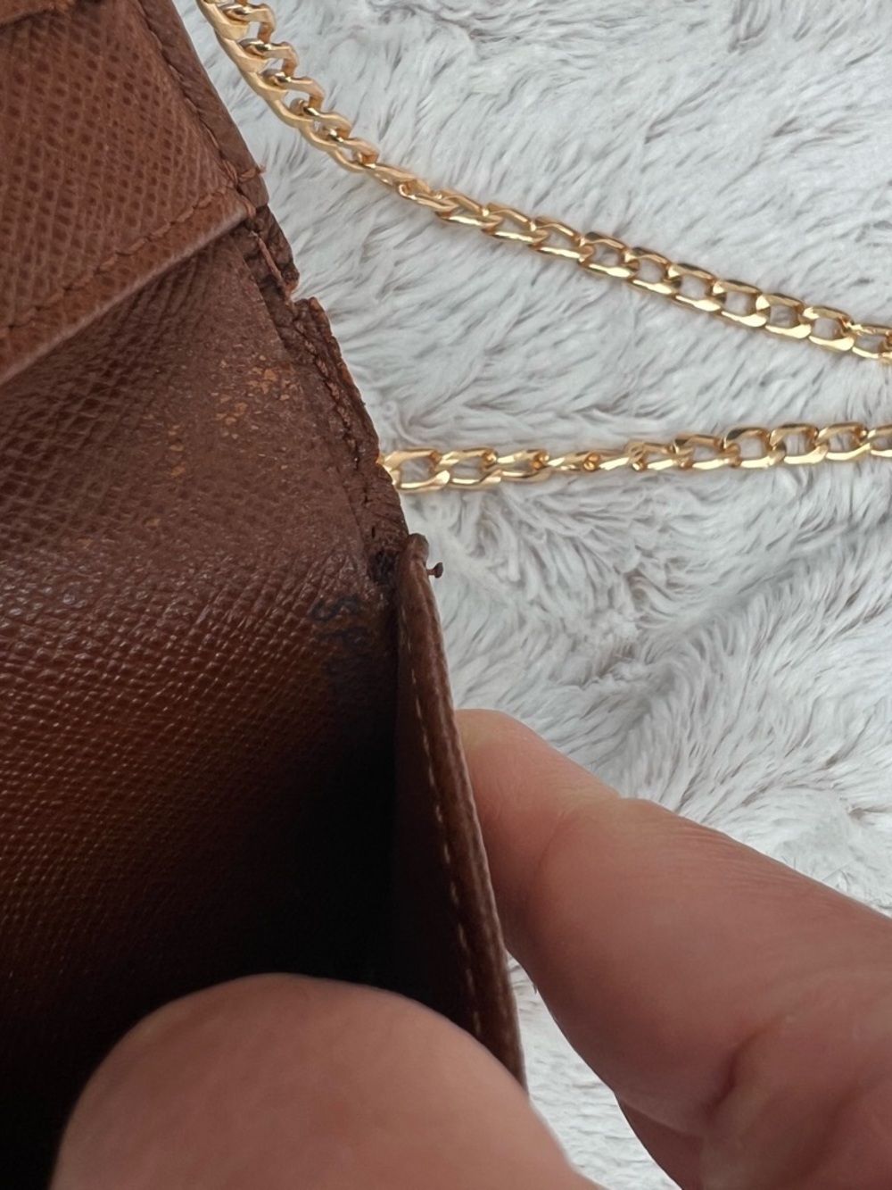 Louis Vuitton Monogram Mini Crossbody in Brown and Gold - Picture 6 of 10